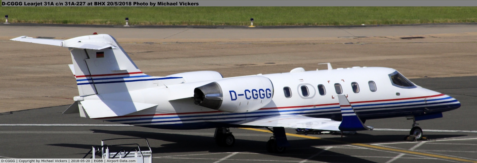 D-CGGG, 2001 Learjet 31A C/N 31A-227, Parked on the apron