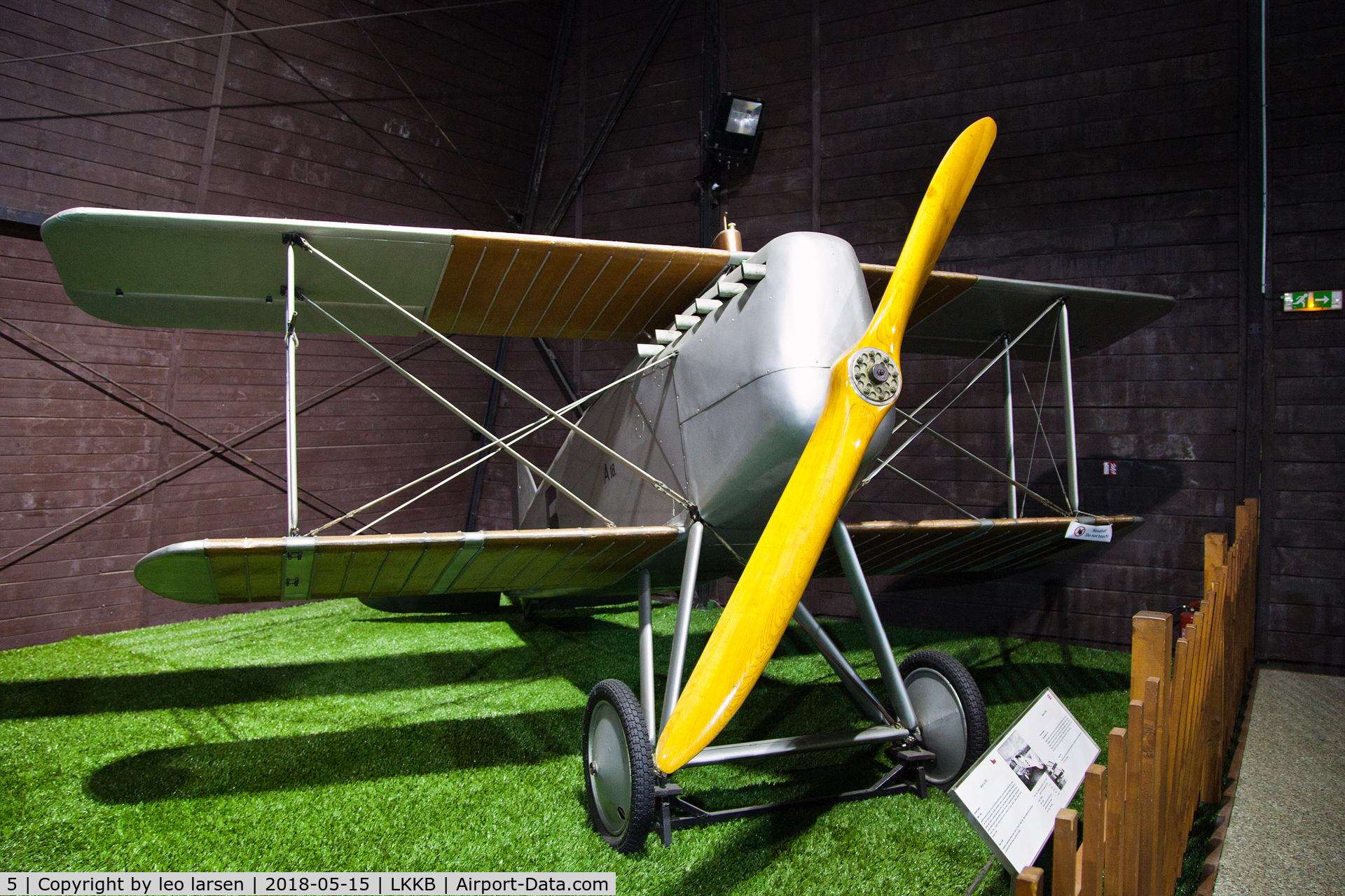 5, 1924 Aero A-18C C/N Not found 5, Kbely Air Museum 15.5.2018