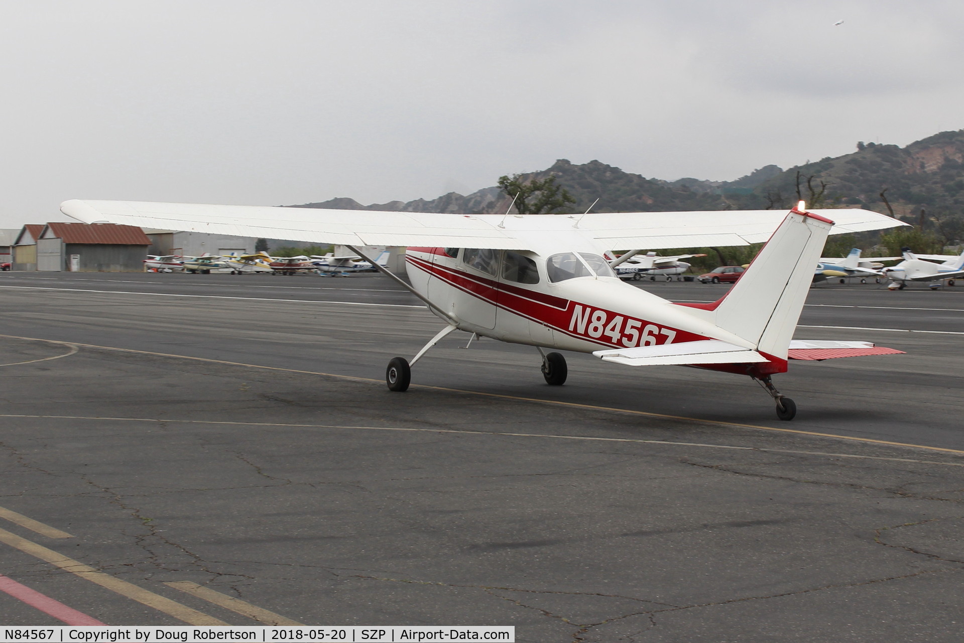 N84567, 1969 Cessna 172K Skyhawk C/N 17258525, 1969 Cessna 172N SKYHAWK, Lycoming O-320-E2D 150 Hp, taxi back