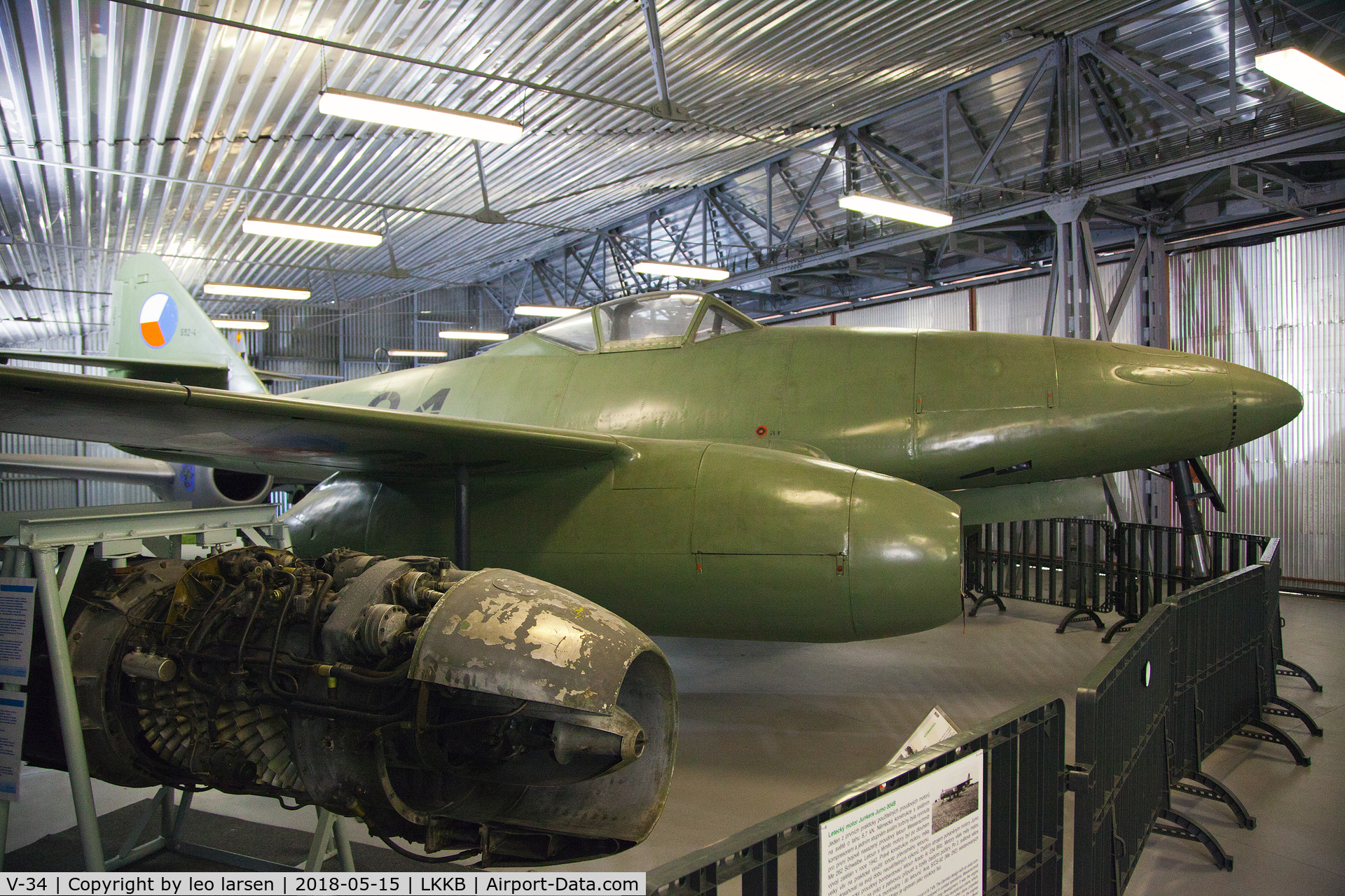 V-34, 1946 Avia S-92 C/N 4, Kbely Air Museum 15.5.2018