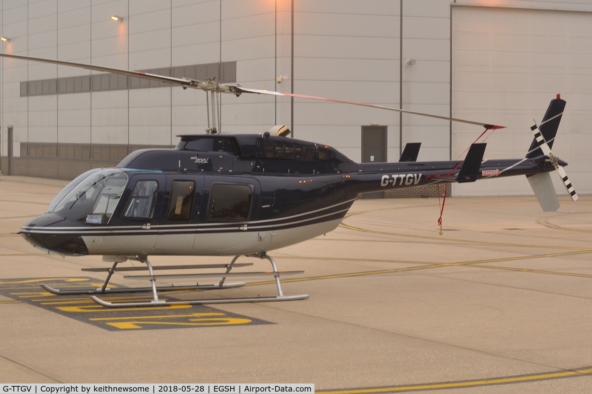 G-TTGV, 2008 Bell 206L-4 LongRanger IV LongRanger C/N 52381, Return Visitor.