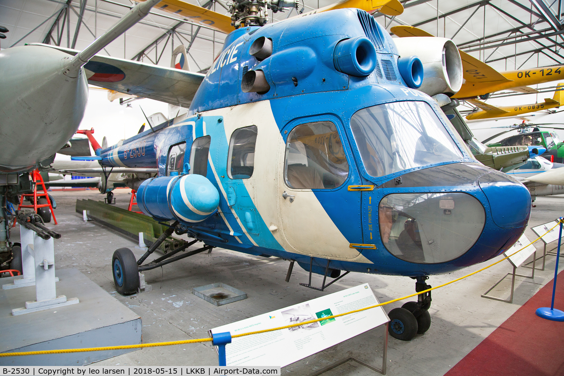 B-2530, 1985 Mil Mi-2 Hoplite C/N 539430105, Kbely Air Museum 15.5.2018