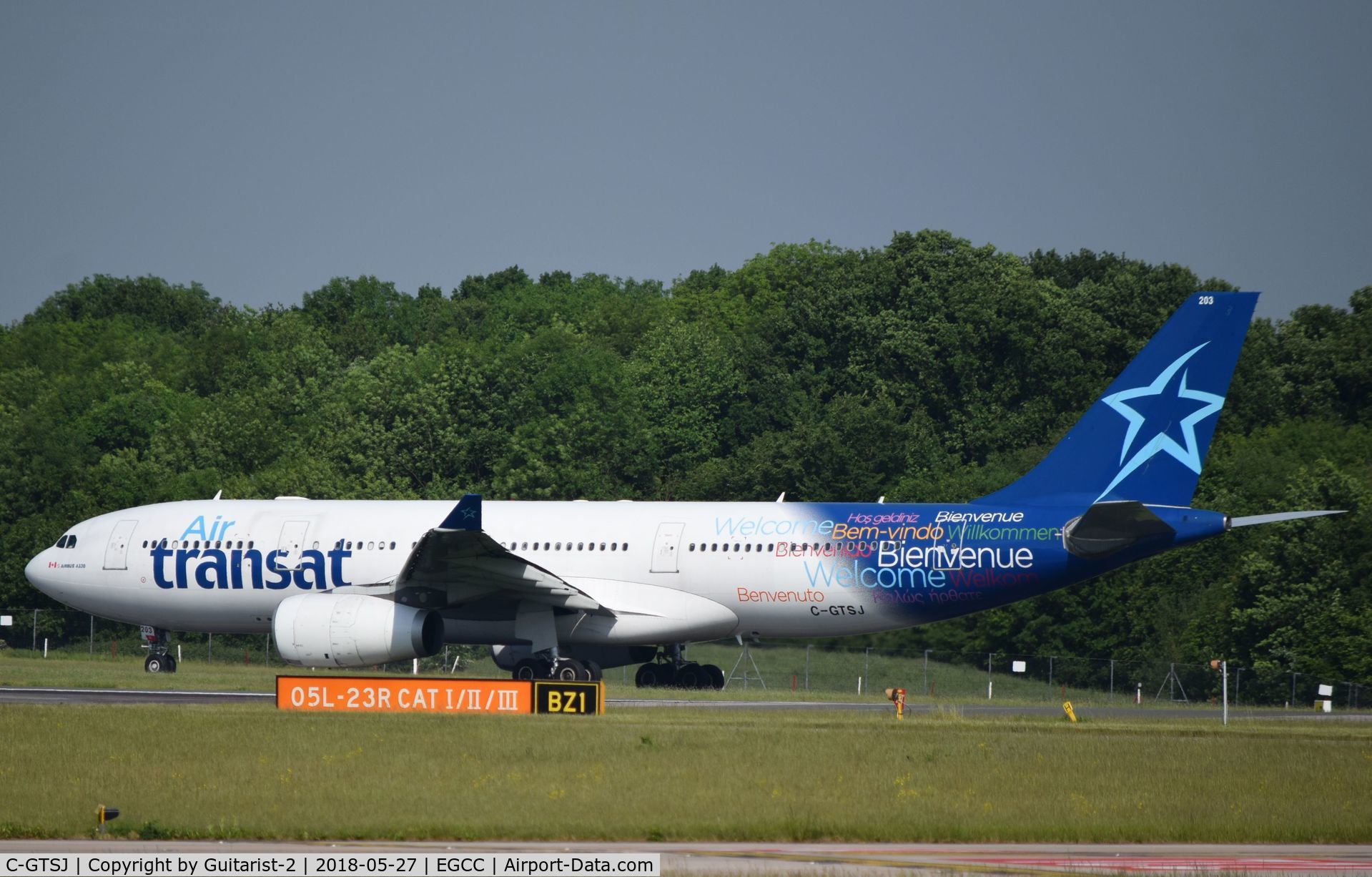 C-GTSJ, 2006 Airbus A330-243 C/N 795, At Manchester