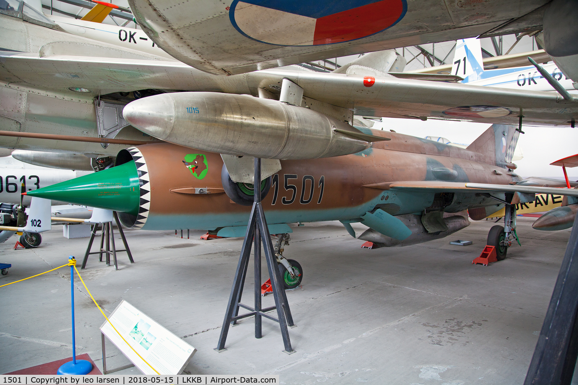 1501, 1968 Mikoyan-Gurevich MiG-21R C/N 94R01501, Kebly Air Museum 15.5.2018