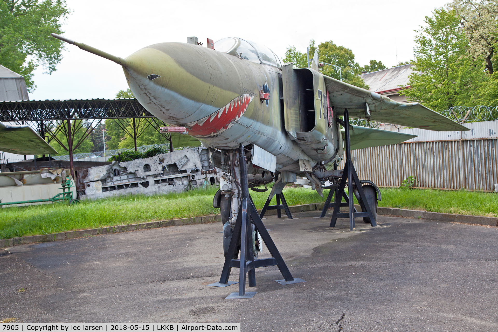 7905, 1979 Mikoyan-Gurevich MiG-23UB C/N A1037905s, Kebly Air Museum 15.5.2018