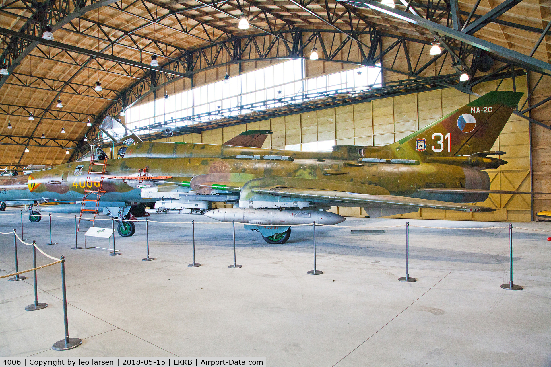 4006, 1989 Sukhoi Su-22M-4 C/N 40306, Kebly Air Museum 15.5.2018