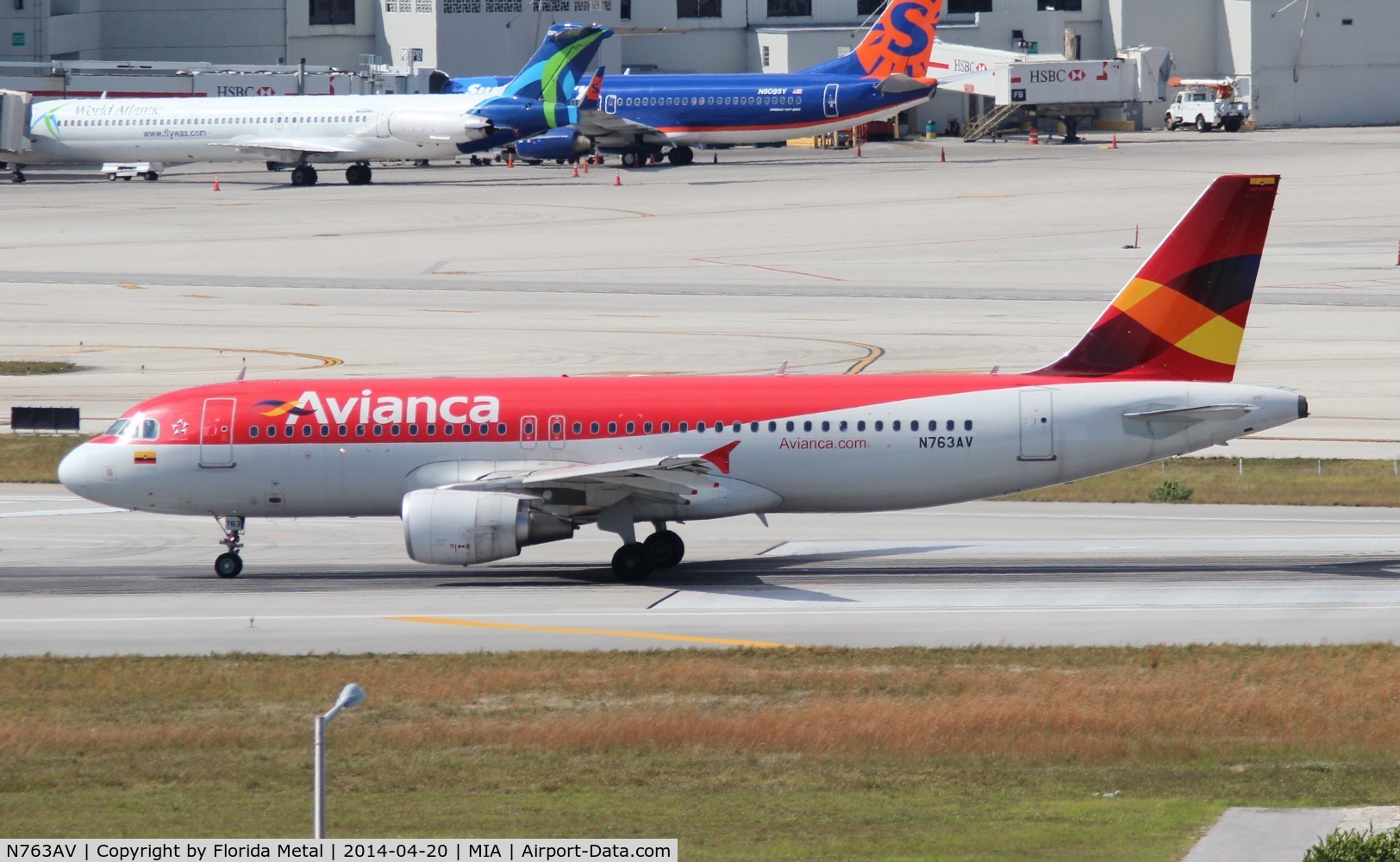 N763AV, Airbus A320-214 C/N 4763, Avianca