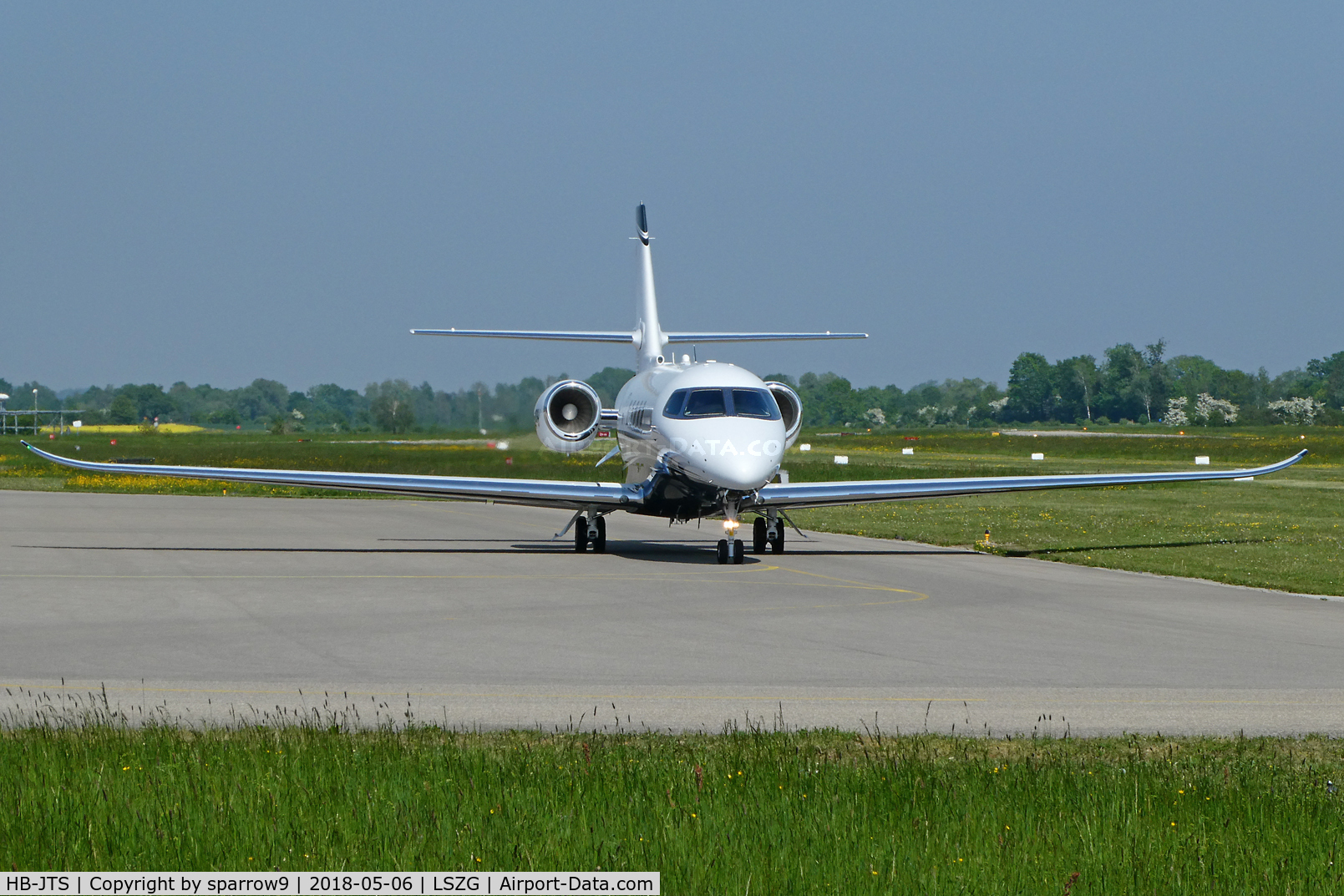 HB-JTS, 2017 Cessna 680A Citation Latitude C/N 680A-0070, At Grenchen. HB-registered from 2017-09-28 until 2018-06-04