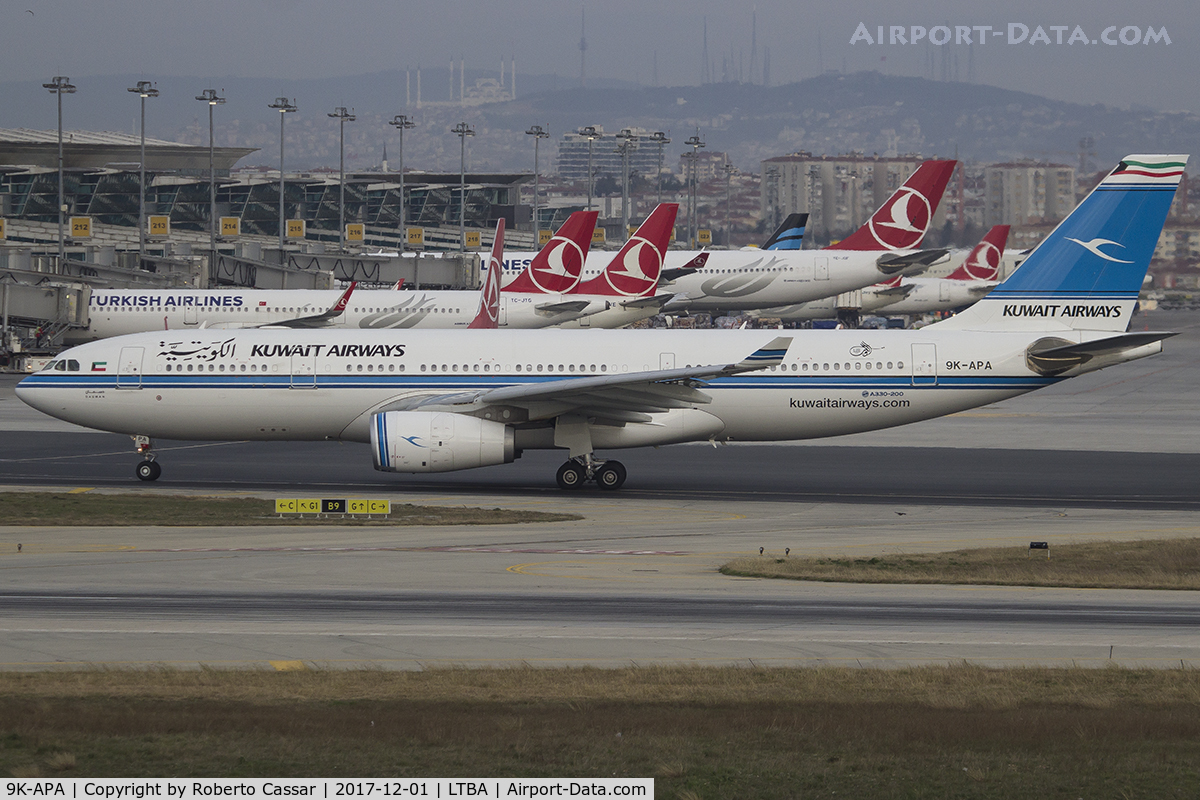 9K-APA, 2015 Airbus A330-243 C/N 1626, Istanbul Ataturk