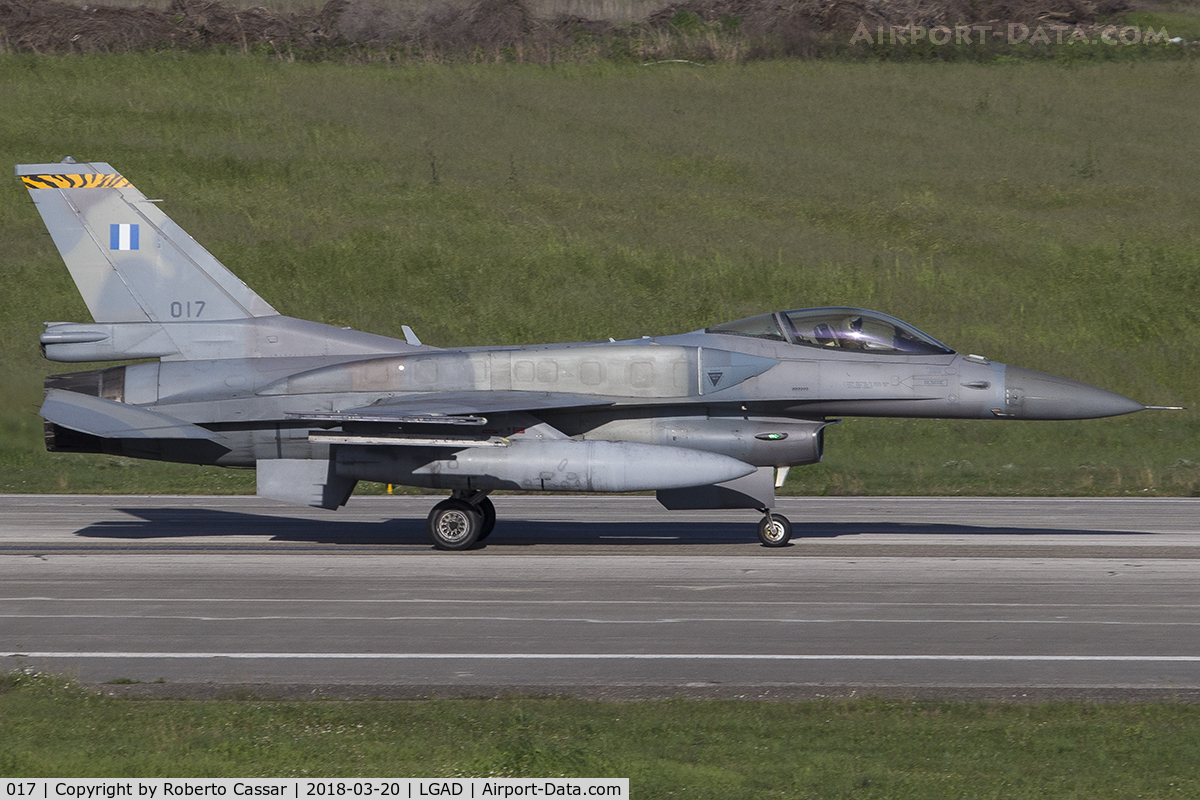 017, 2006 Lockheed Martin F-16C Fighting Falcon C/N WJ-17, Exercise Iniochos 2018