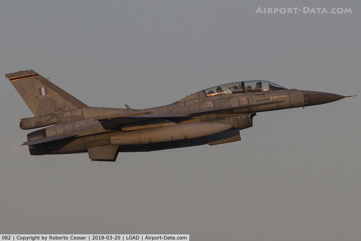 082, 1993 Lockheed Martin F-16D Fighting Falcon C/N TD-6, Exercise Iniochos 2018