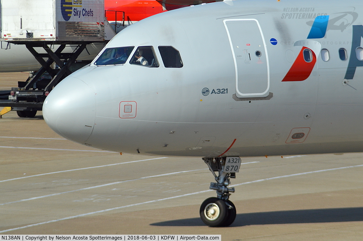 N138AN, 2015 Airbus A321-231 C/N 6650, Taxing to Gate at Terminal C