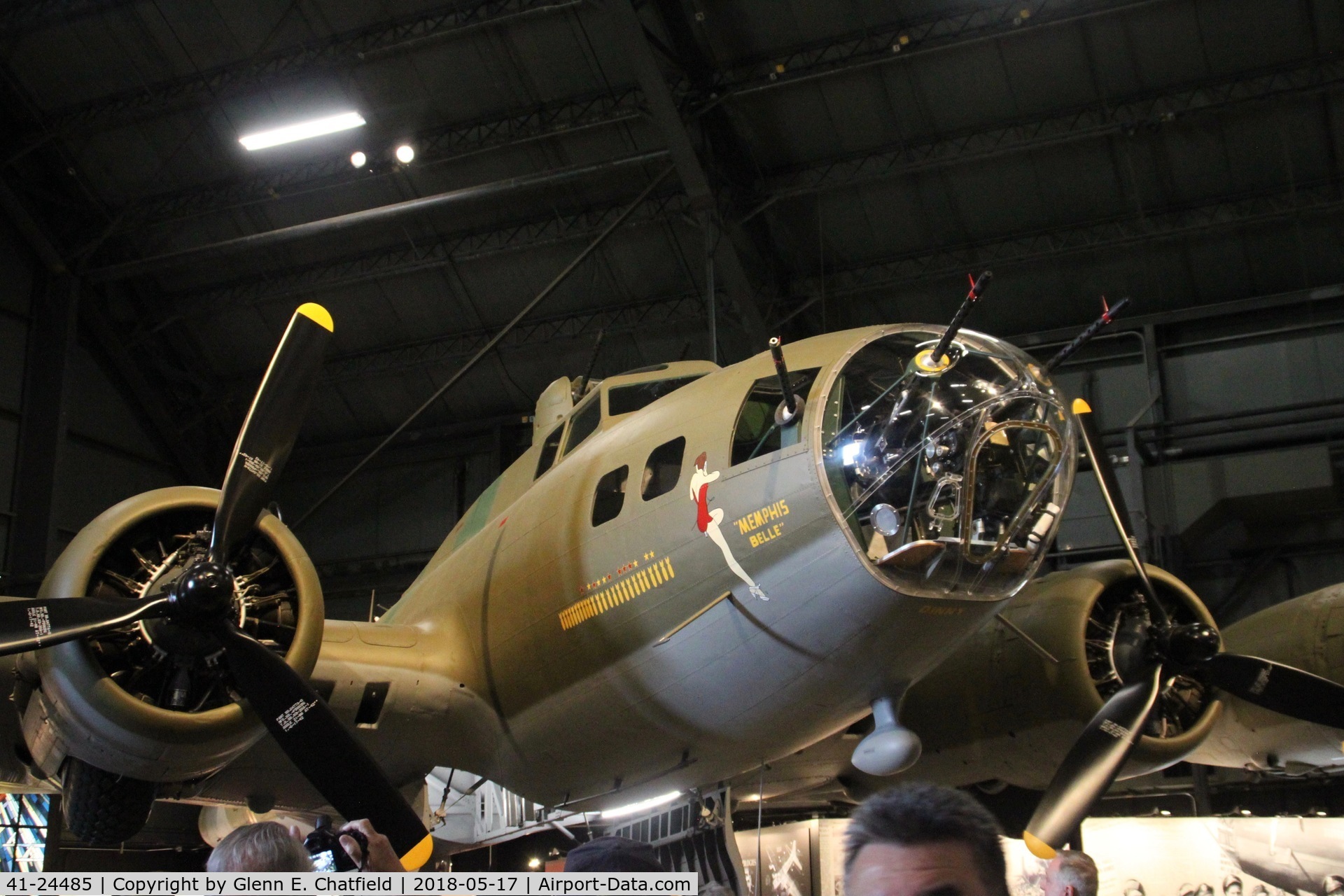 41-24485, 1941 Boeing B-17F-10-BO Flying Fortress (299P) C/N 3170, Fully restored and open for public display on 5/17/18