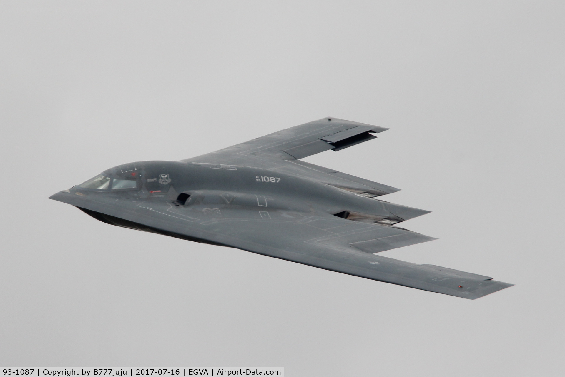 93-1087, 1993 Northrop Grumman B-2A Spirit C/N 1020/AV-20, at TATOO 2017