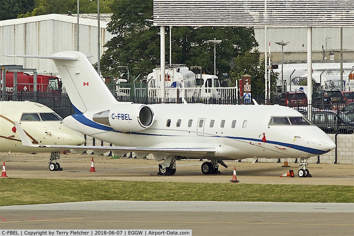 C-FBEL, Canadair Challenger 605 (CL-600-2B16) C/N 5802, at London Luton