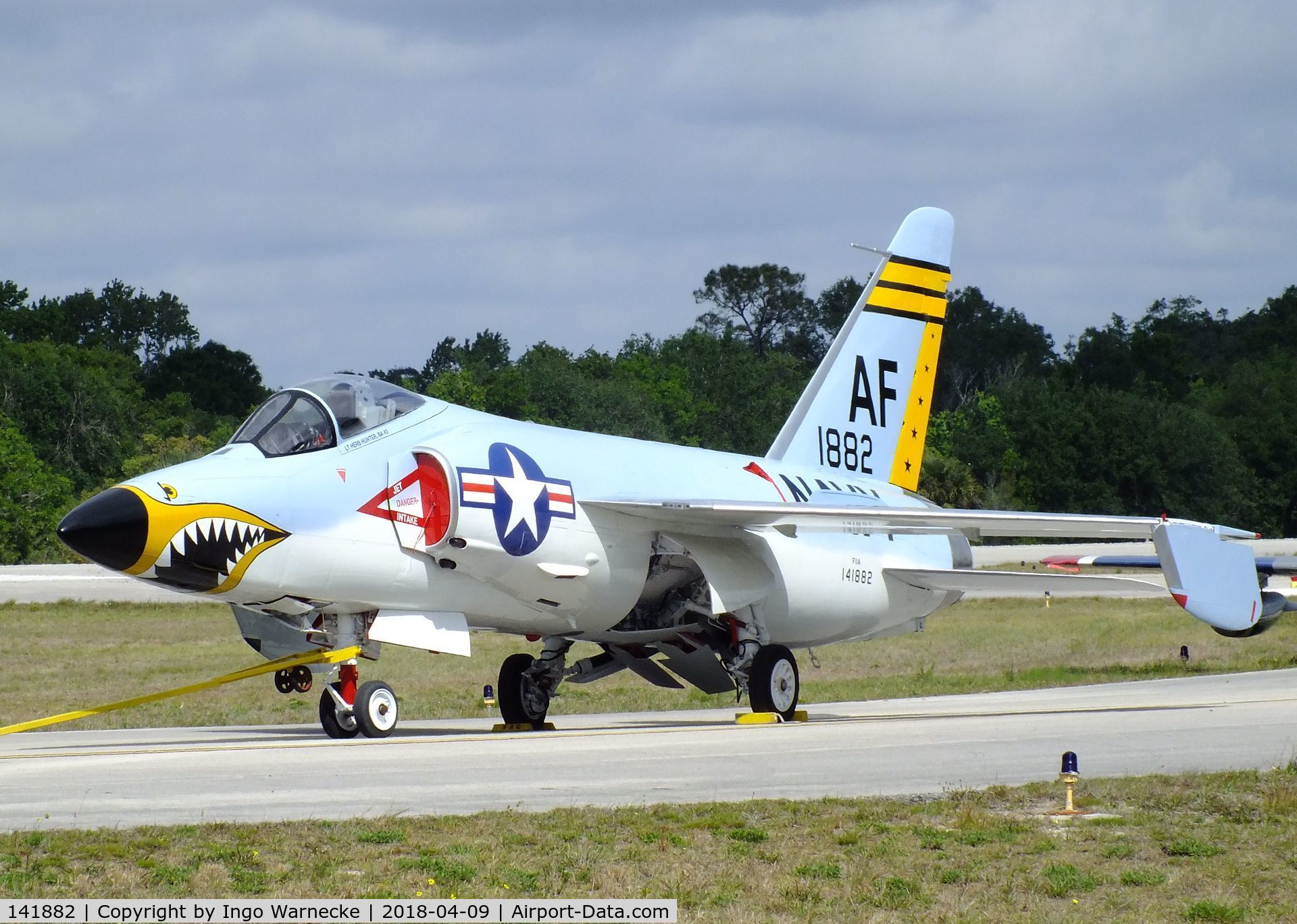 141882, Grumman F-11A Tiger C/N 199, Grumman F-11A (F11F-1) Tiger at the VAC Warbird Museum, Titusville FL