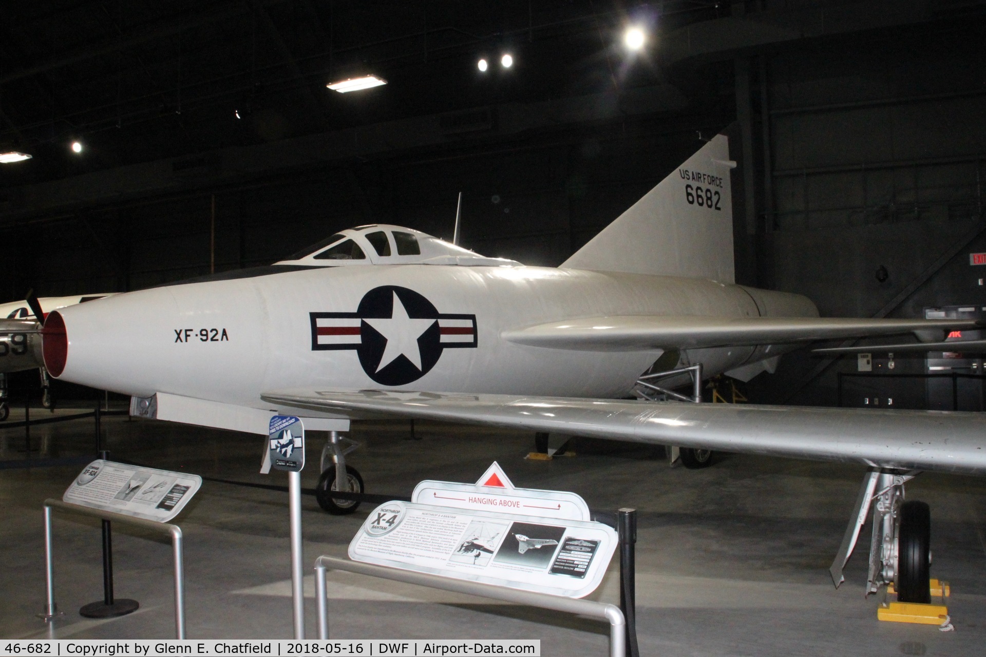 46-682, 1948 Convair XF-92A C/N 7-002, In the new building