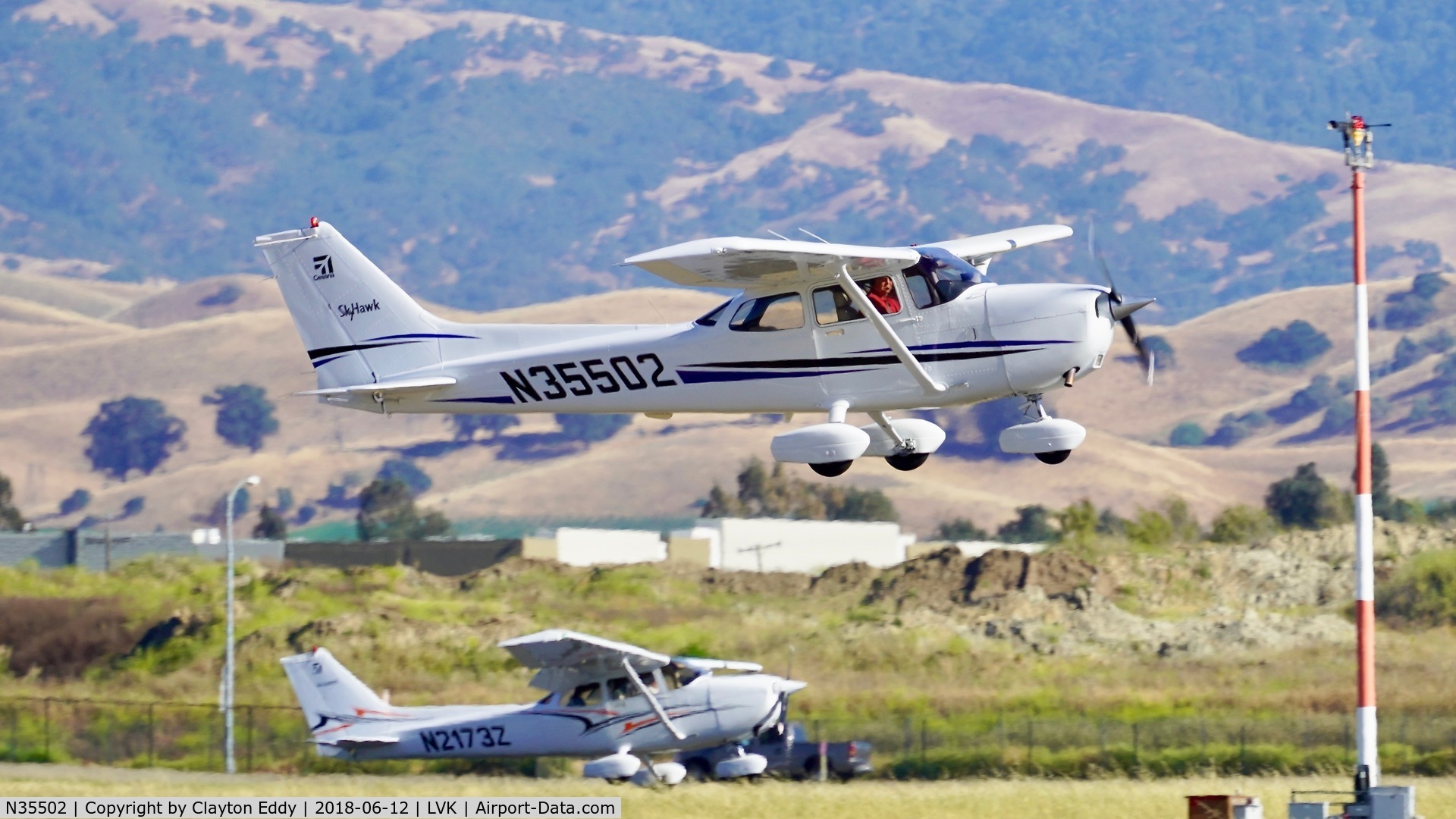 N35502, Cessna 172S C/N 172S8895, Livermore Airport California 2018.