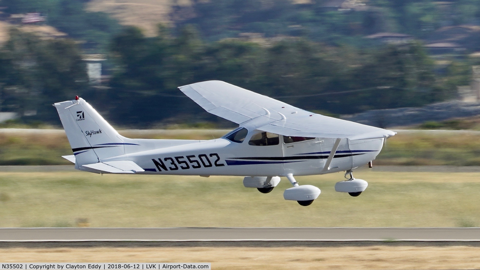 N35502, Cessna 172S C/N 172S8895, Livermore Airport California 2018.