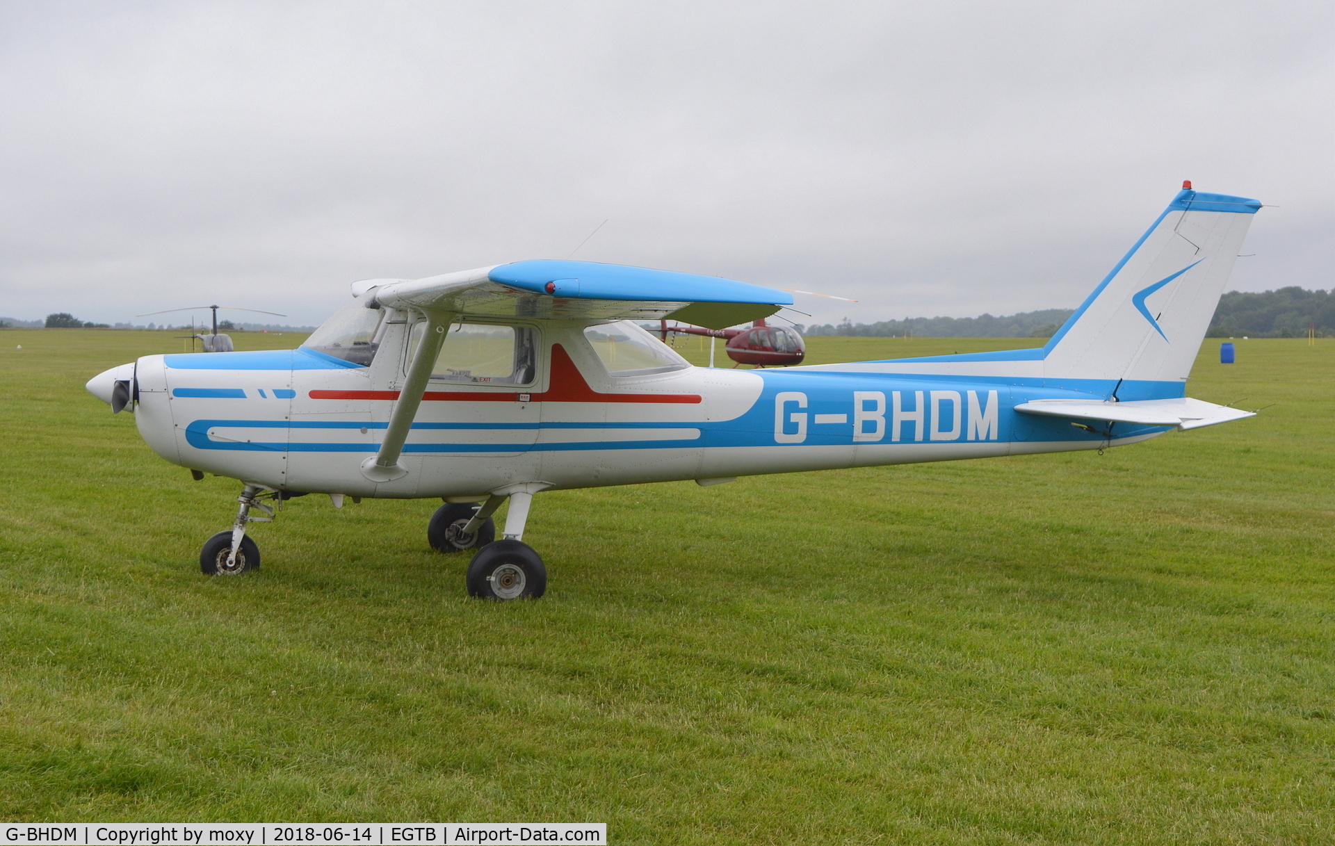 G-BHDM, 1979 Reims F152 C/N 1684, Reims Cessna F152 at Wycombe Air Park.