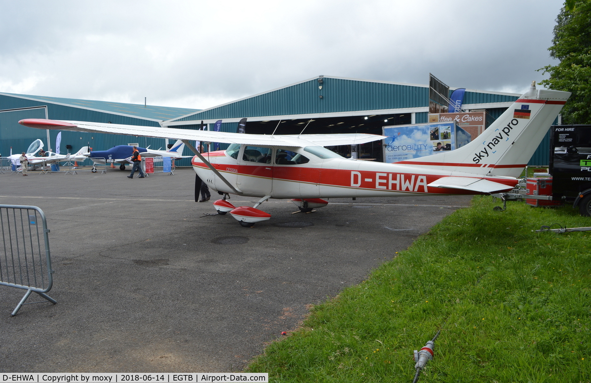 D-EHWA, 1964 Cessna 182G Skylane Skylane C/N 18255467, Cessna 182G Skylane at Wycombe Air Park.
