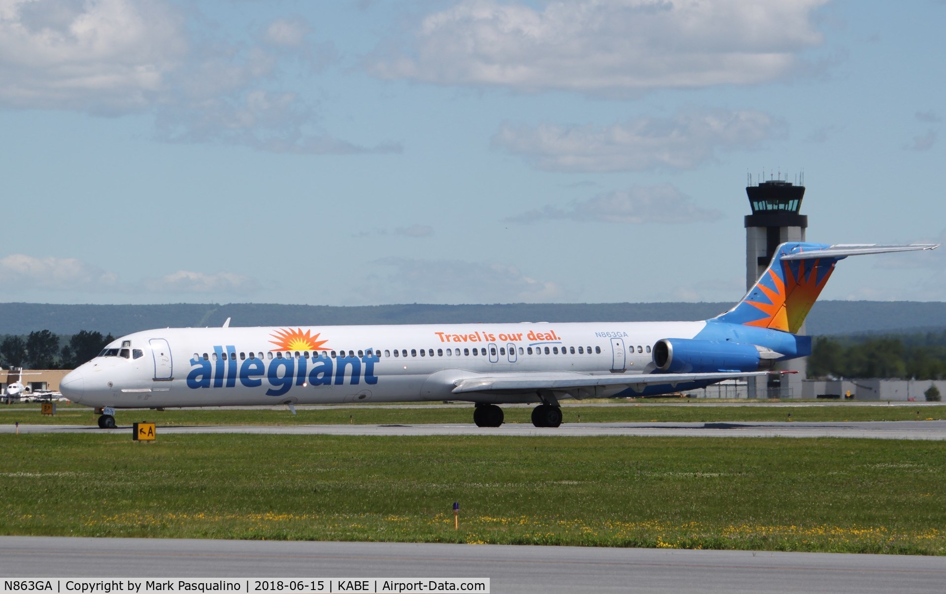 N863GA, 1989 McDonnell Douglas MD-83 (DC-9-83) C/N 49911, MD-83