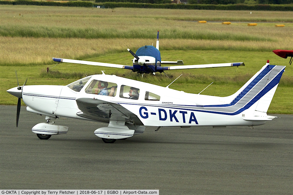 G-DKTA, 1980 Piper PA-28-236 Dakota C/N 28-8011089, Participating in 2018 Project Propellor at Wolverhampton Halfpenny Green Airport