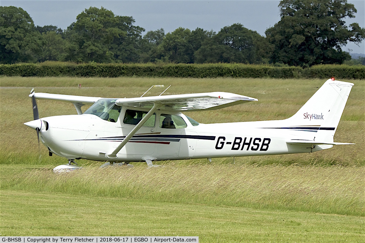 G-BHSB, 1980 Cessna 172N Skyhawk C/N 172-72977, Participating in 2018 Project Propellor at Wolverhampton Halfpenny Green Airport