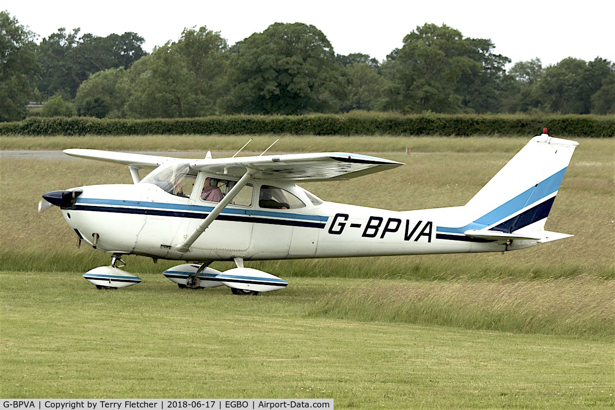 G-BPVA, 1965 Cessna 172F C/N 17252286, Participating in 2018 Project Propellor at Wolverhampton Halfpenny Green Airport