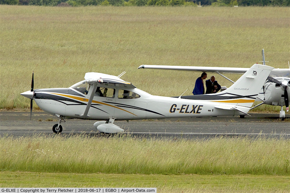 G-ELXE, 2007 Cessna 182T Skylane C/N 18281909, Participating in 2018 Project Propellor at Wolverhampton Halfpenny Green Airport