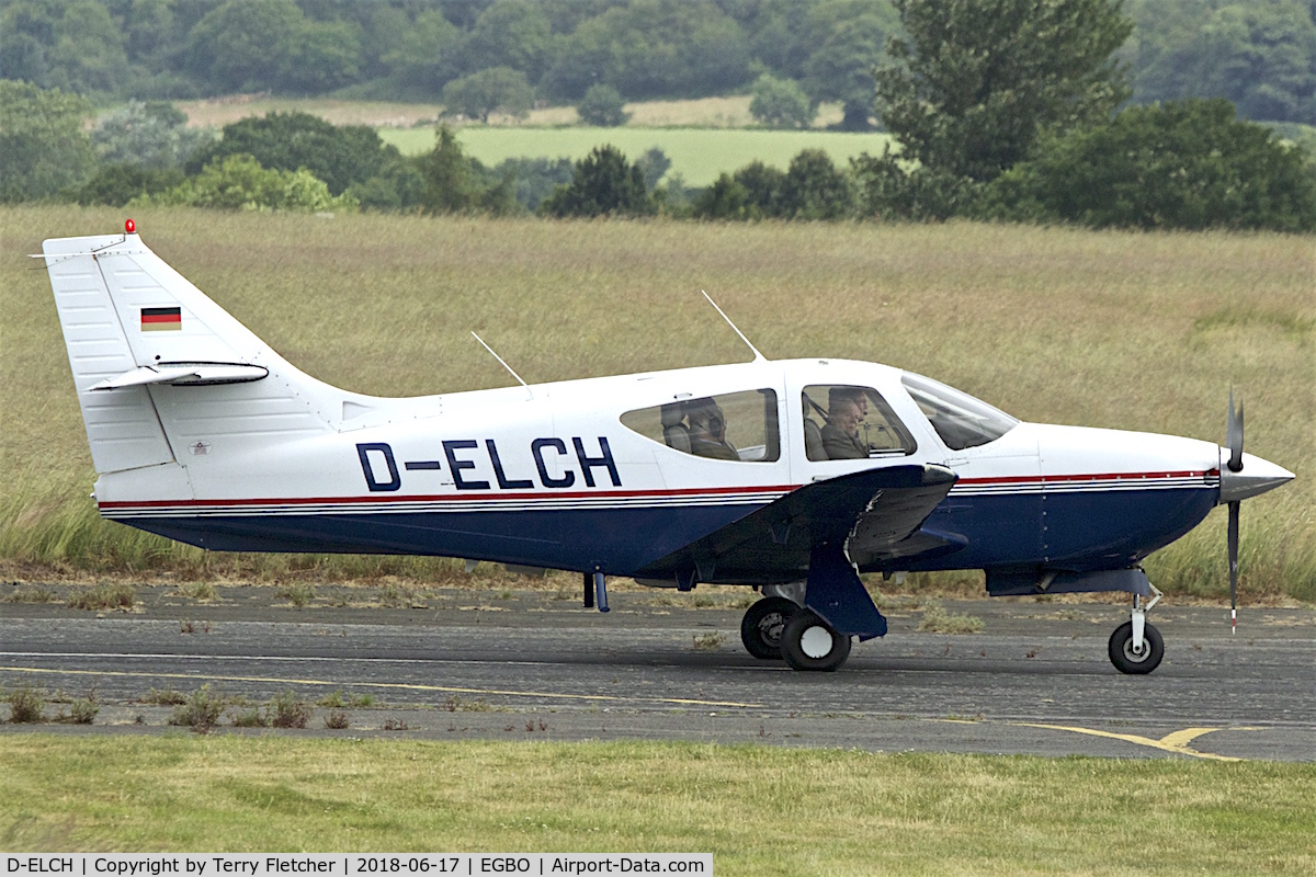 D-ELCH, 1993 Rockwell Commander 114B C/N 14566, Participating in 2018 Project Propellor at Wolverhampton Halfpenny Green Airport