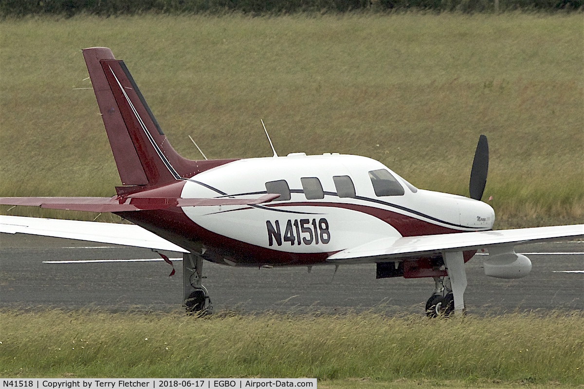 N41518, 2000 Piper PA-46-350P Malibu Mirage C/N 46-36302, Participating in 2018 Project Propellor at Wolverhampton Halfpenny Green Airport