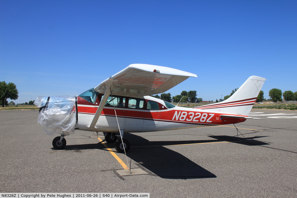 N8328Z, 1963 Cessna 210-5 C/N 205-0328, N8328Z Cessna 205 at Prosser, WA