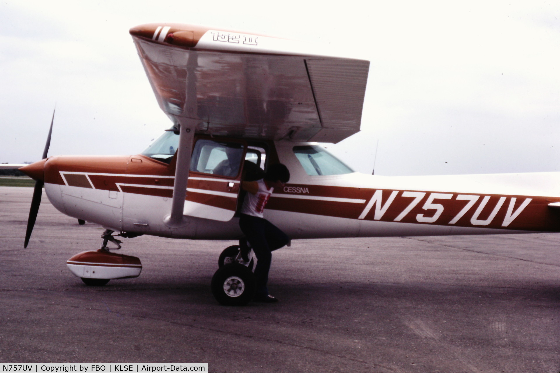N757UV, 1977 Cessna 152 C/N 15280022, Pic of the aircraft back in the late 70's when I took my first intro flight!