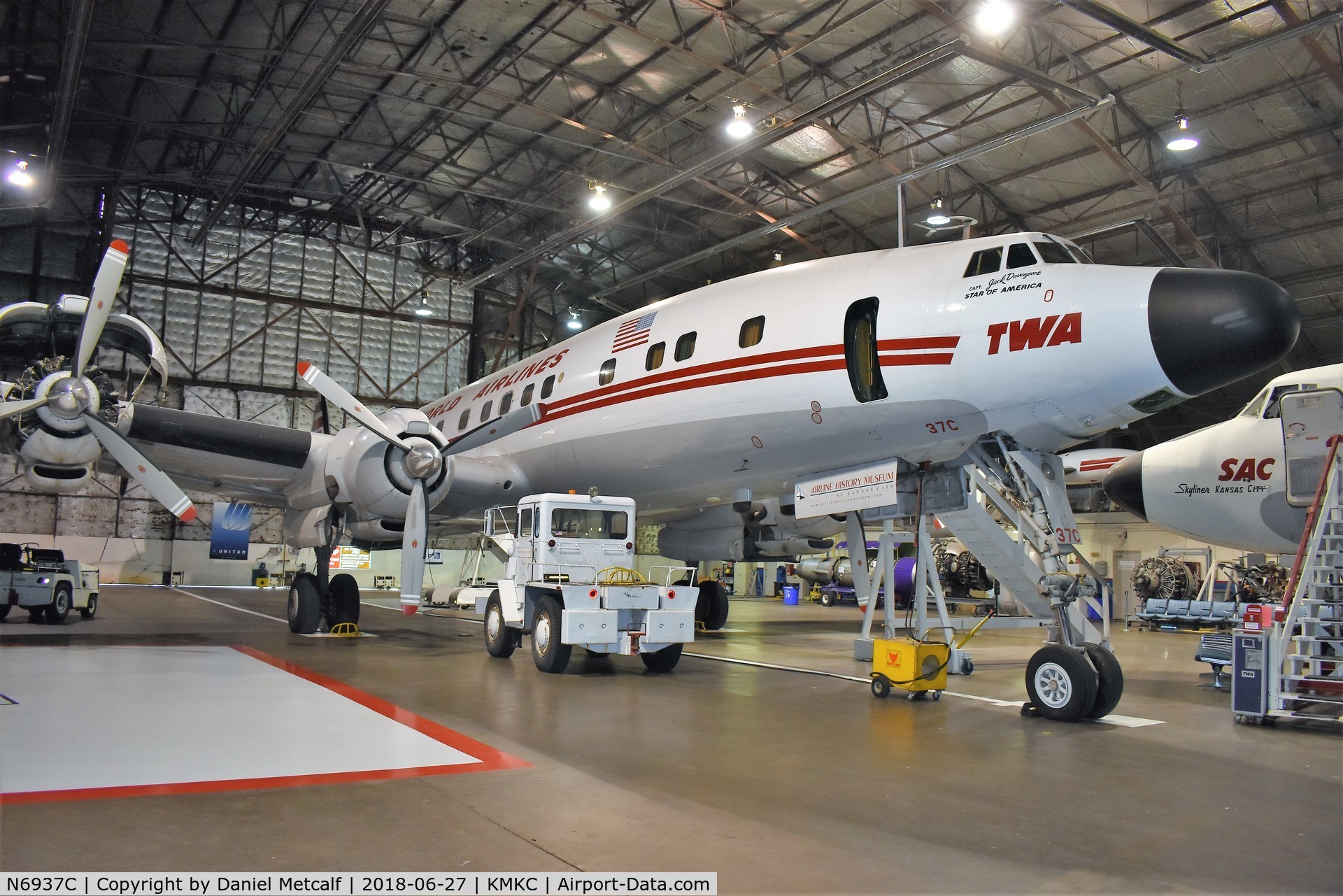 N6937C, 1957 Lockheed L-1049H-82 Super Constellation C/N 4830, Seen at the National Airline History Museum