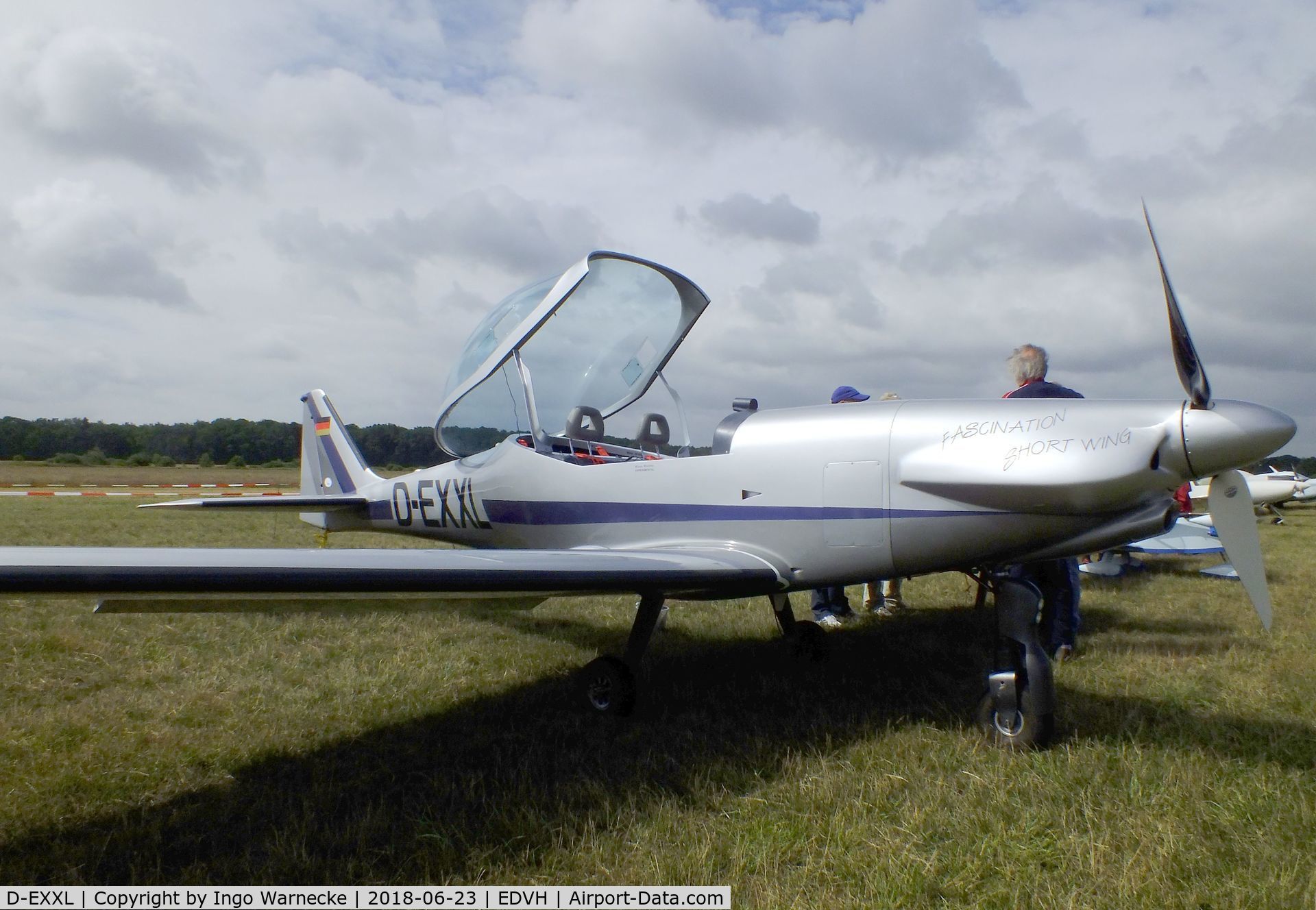 D-EXXL, WDFL Dallach D4 Fascination C/N 1997, WDFL Dallach D4 Fascination XL short wing at the 2018 OUV-Meeting at Hodenhagen airfield