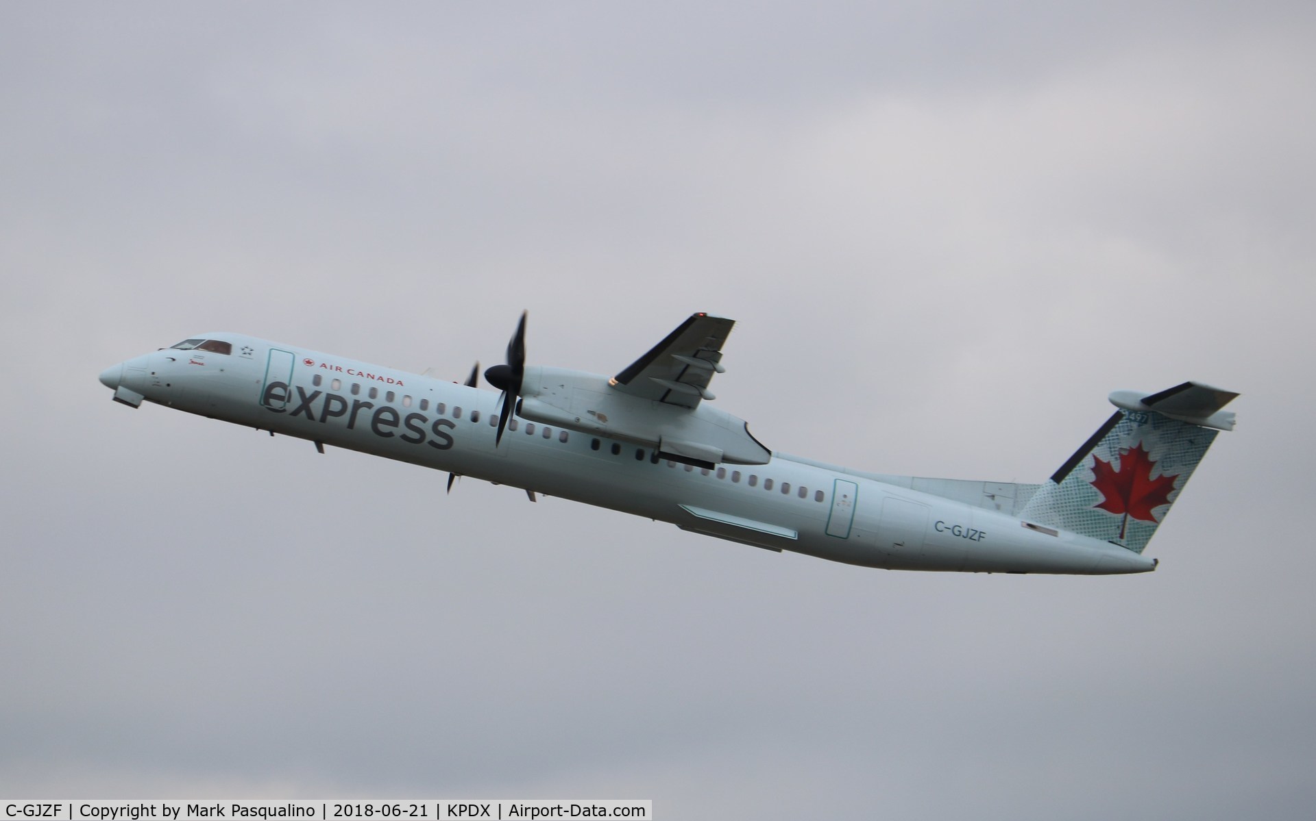 C-GJZF, 2008 Bombardier DHC-8-402 Dash 8 C/N 4186, DHC-8-402