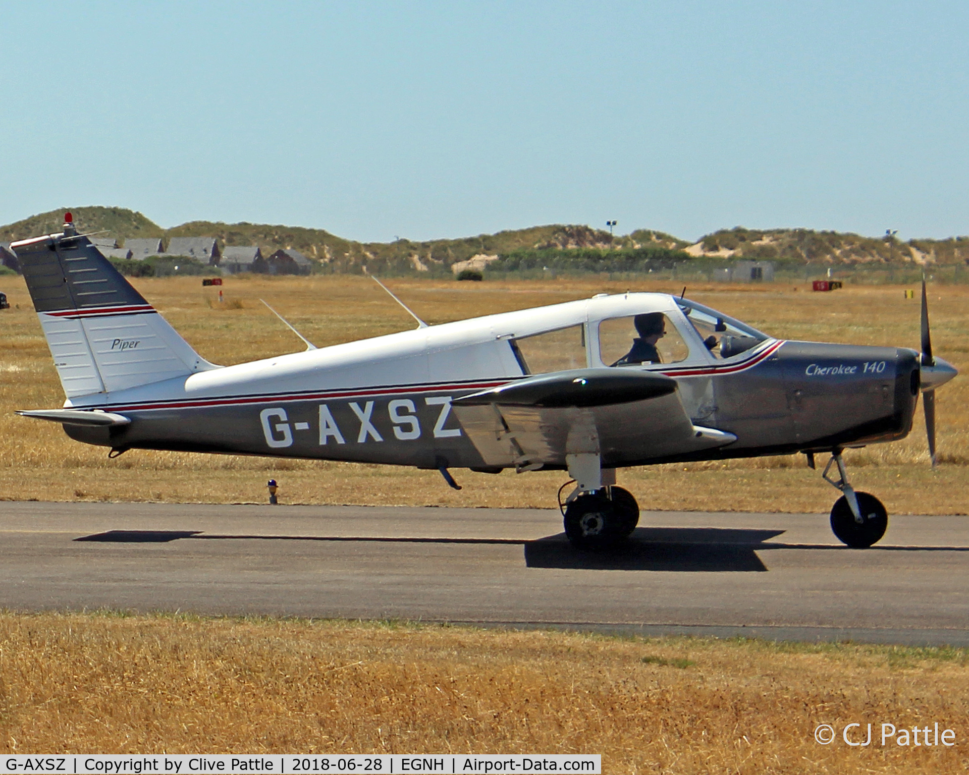 G-AXSZ, 1969 Piper PA-28-140 Cherokee C/N 28-26188, Pictured at Blackpool