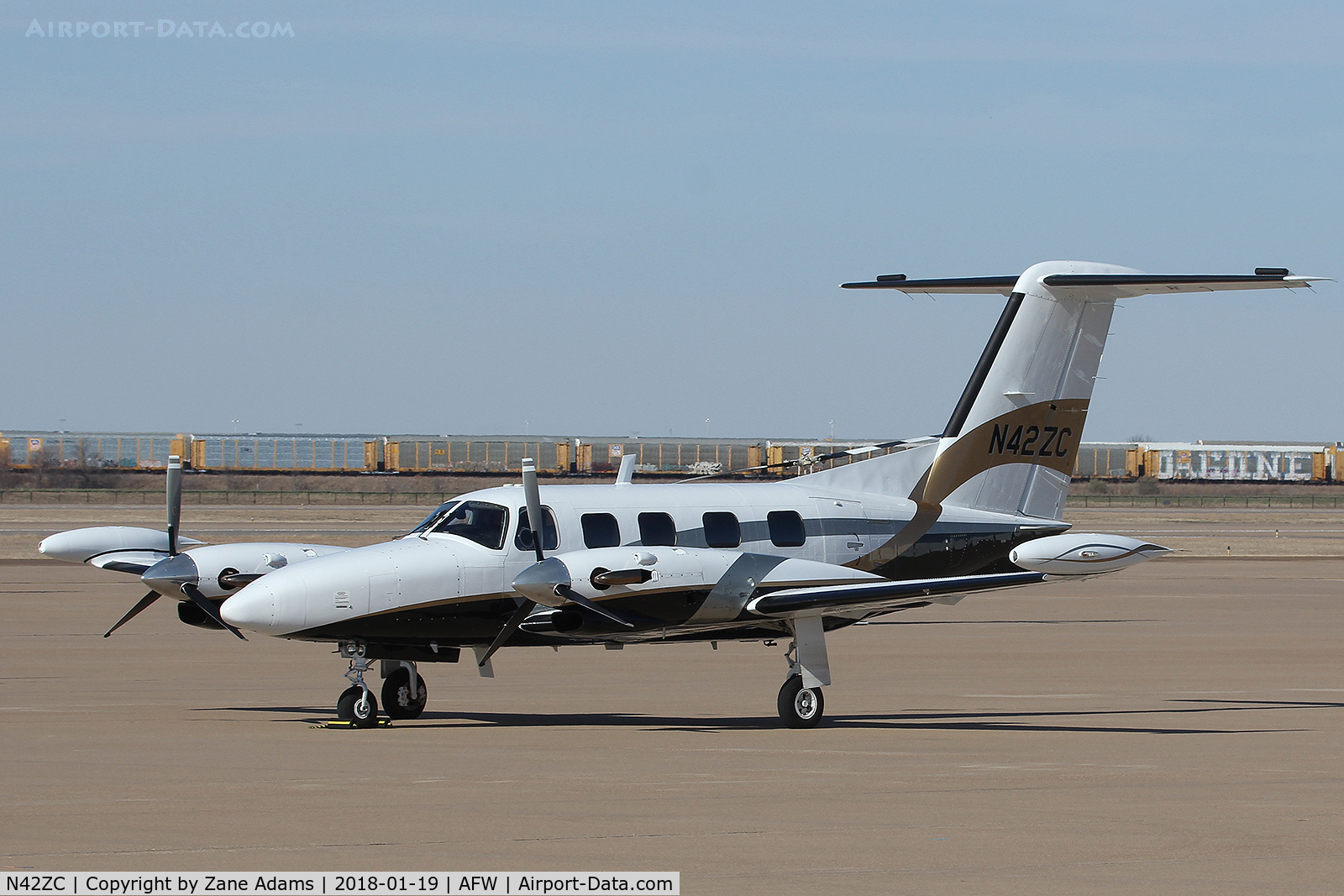 N42ZC, 1981 Piper PA-42 Cheyenne III C/N 42-8001039, At Alliance Airport - Fort Worth, TX