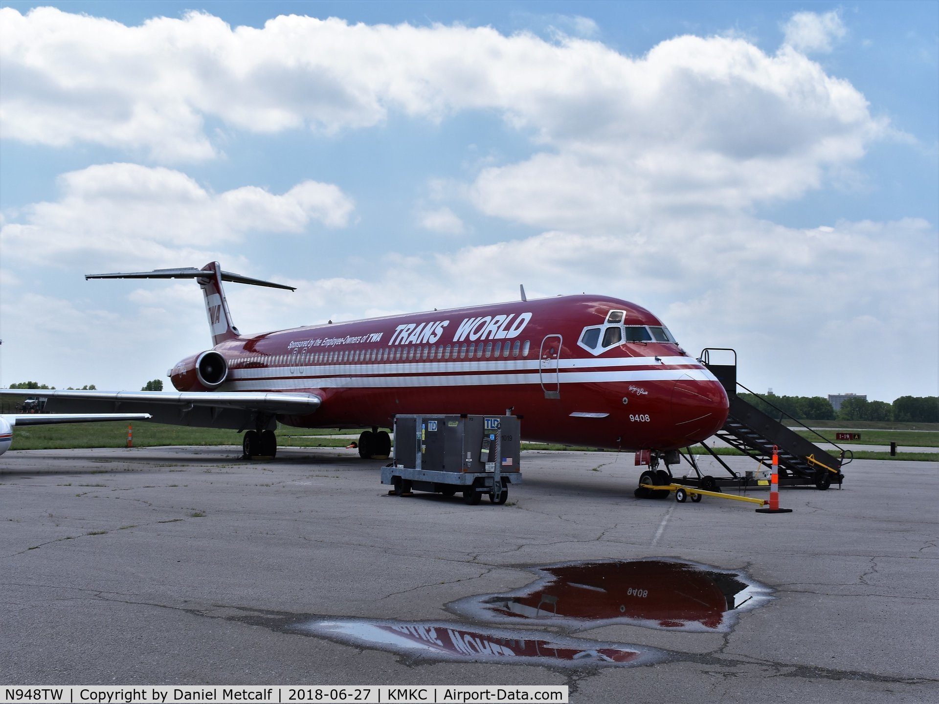 N948TW, 1987 McDonnell Douglas MD-83 (DC-9-83) C/N 49575, Seen at the TWA Museum
