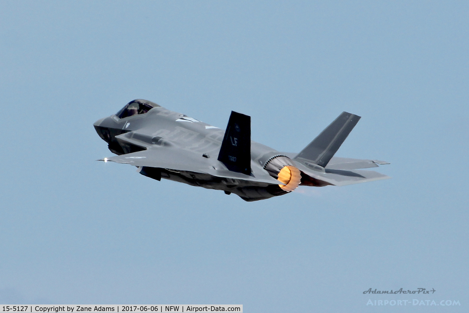 15-5127, 2015 Lockheed Martin F-35A Lightning II C/N AF118, Departing NAS Fort Worth - Lockheed flight test