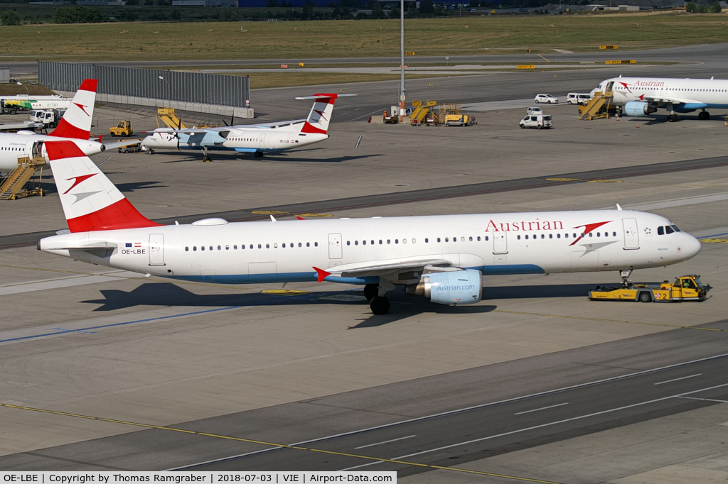 OE-LBE, 1998 Airbus A321-211 C/N 935, Austrian Airlines Airbus A321