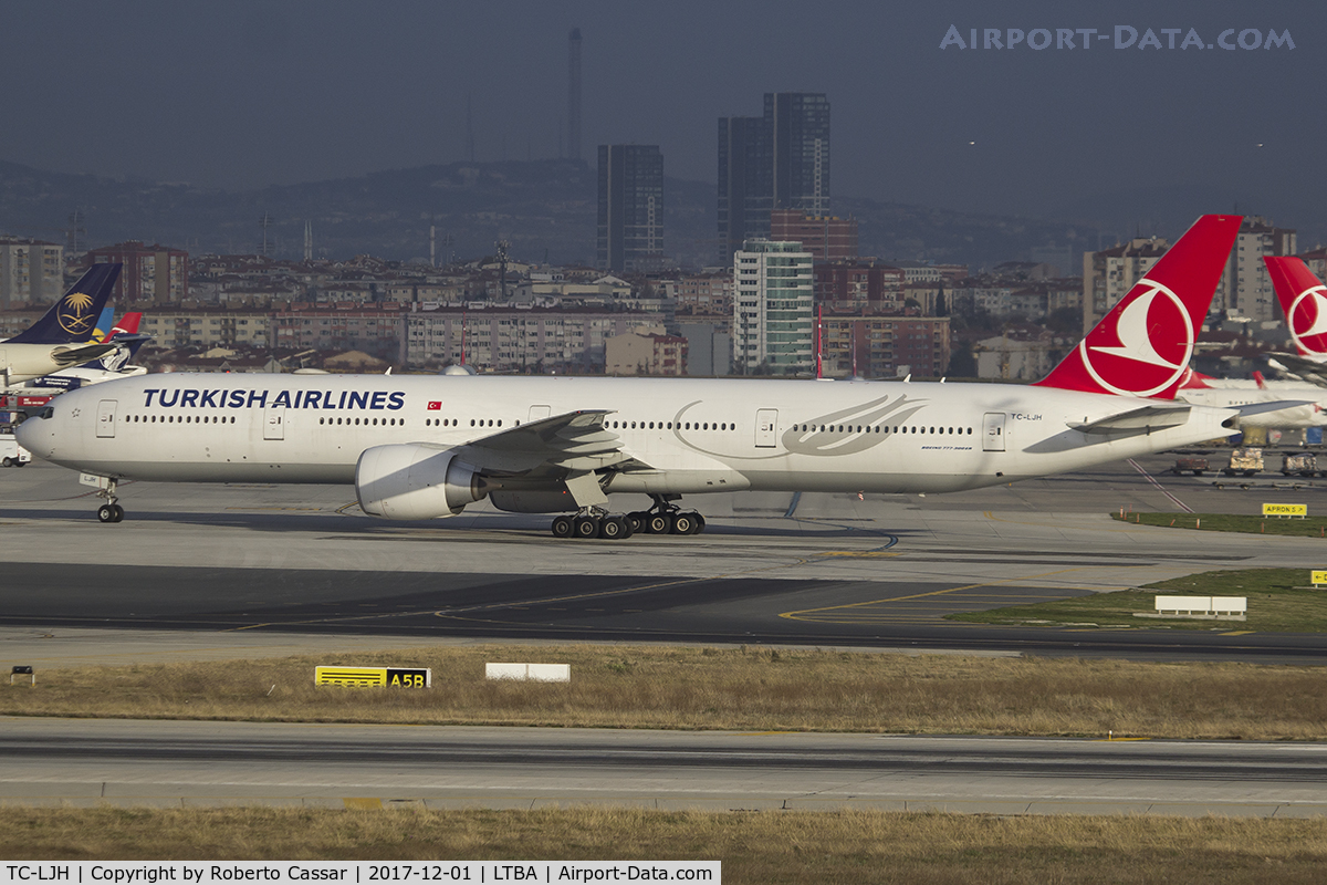 TC-LJH, 2016 Boeing 777-3F2/ER C/N 44129, Istanbul Ataturk