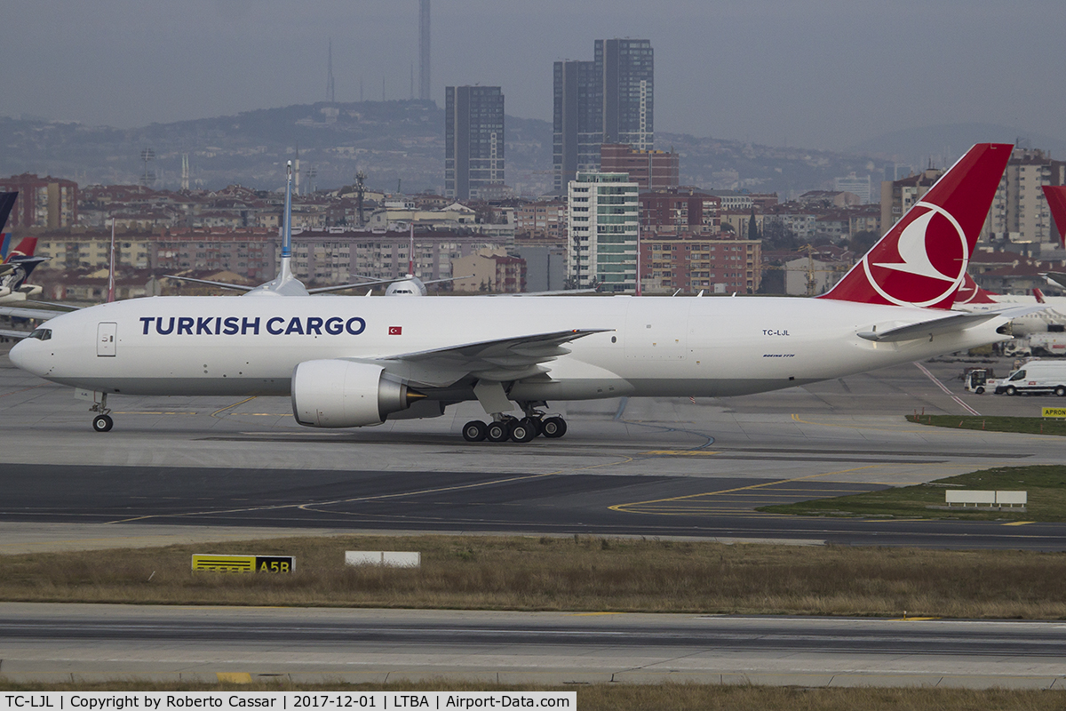 TC-LJL, 2017 Boeing 777-FF2 C/N 60403, Istanbul Ataturk