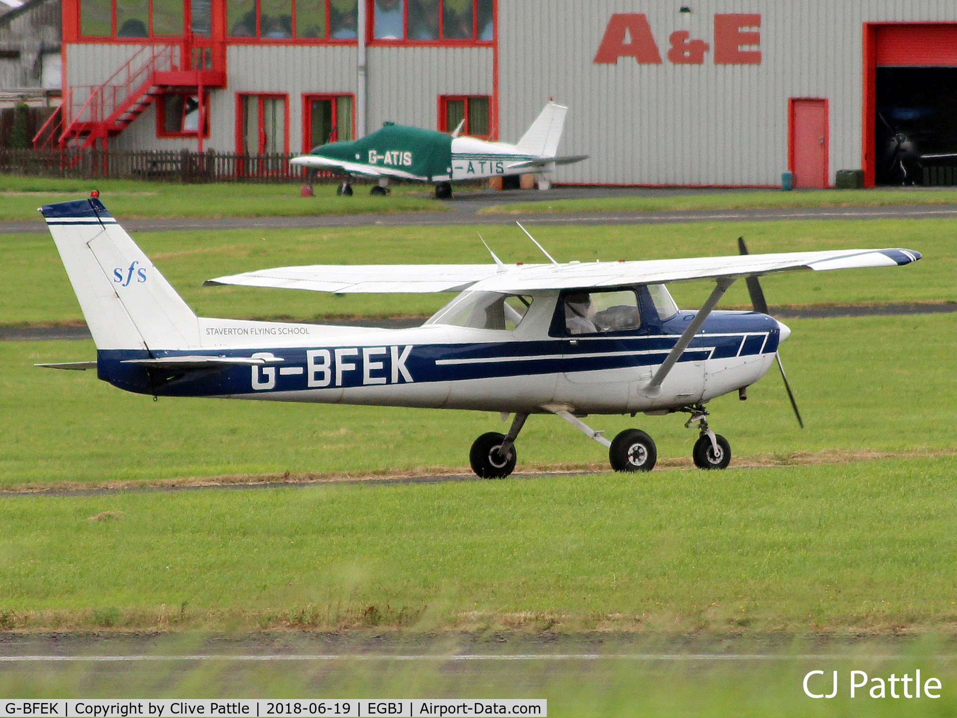 G-BFEK, 1977 Reims F152 C/N 1442, Staverton Flying Club at EGBJ