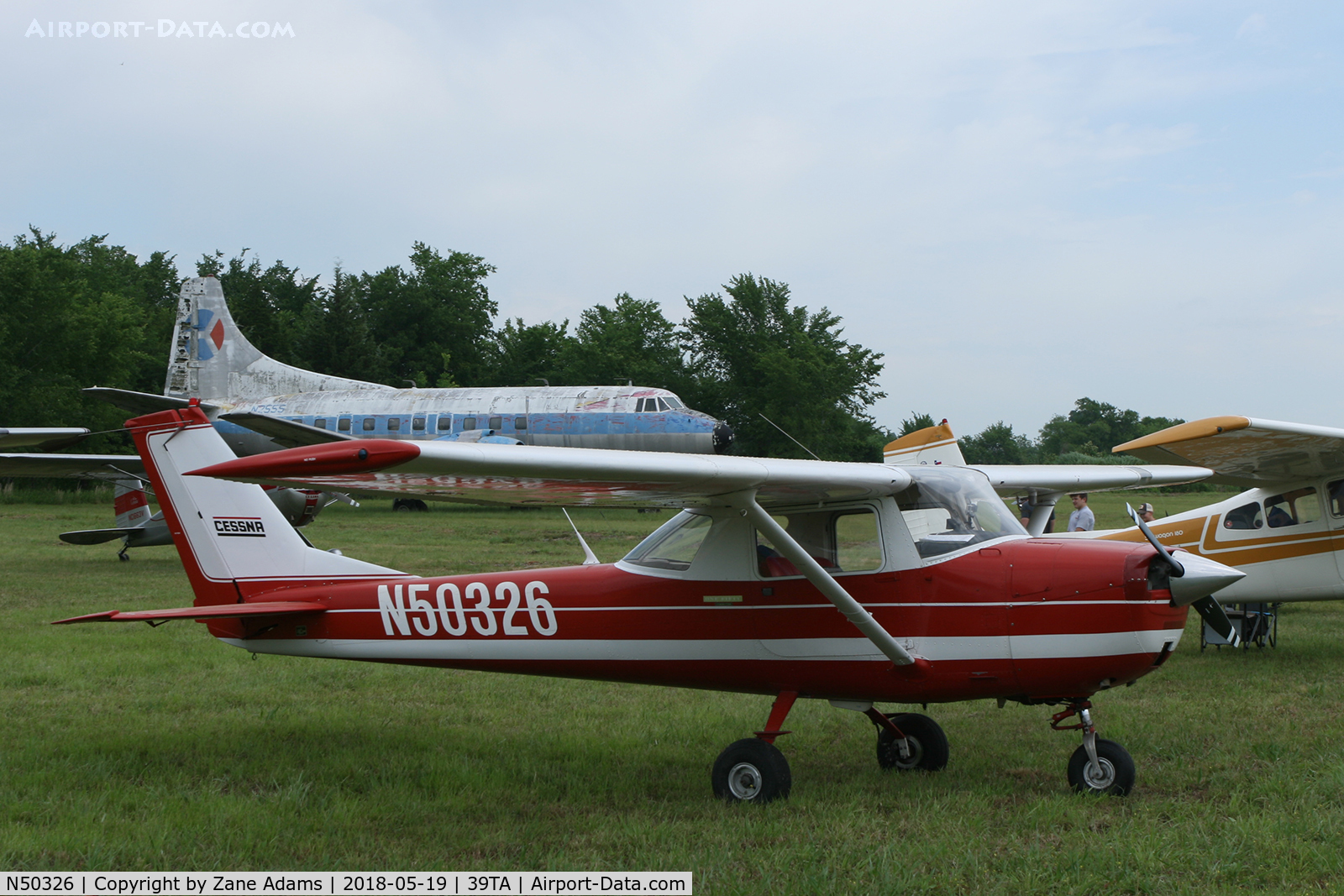 N50326, 1968 Cessna 150H C/N 15069229, At the 2018 Flying Tigers fly-in - Paris, TX