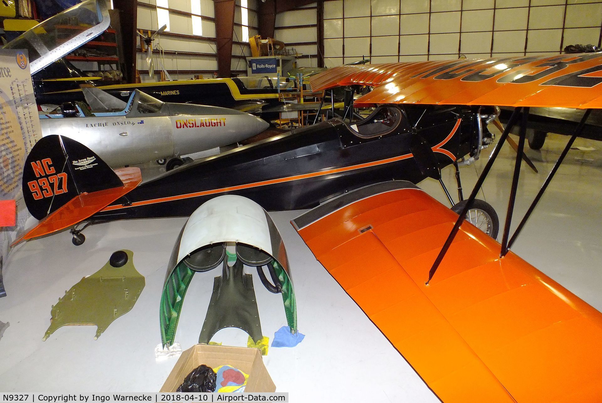 N9327, 1929 Arrow Sport A2-60 C/N 343, Arrow Sport A2-60 at the Kissimmee Air Museum, Orlando FL