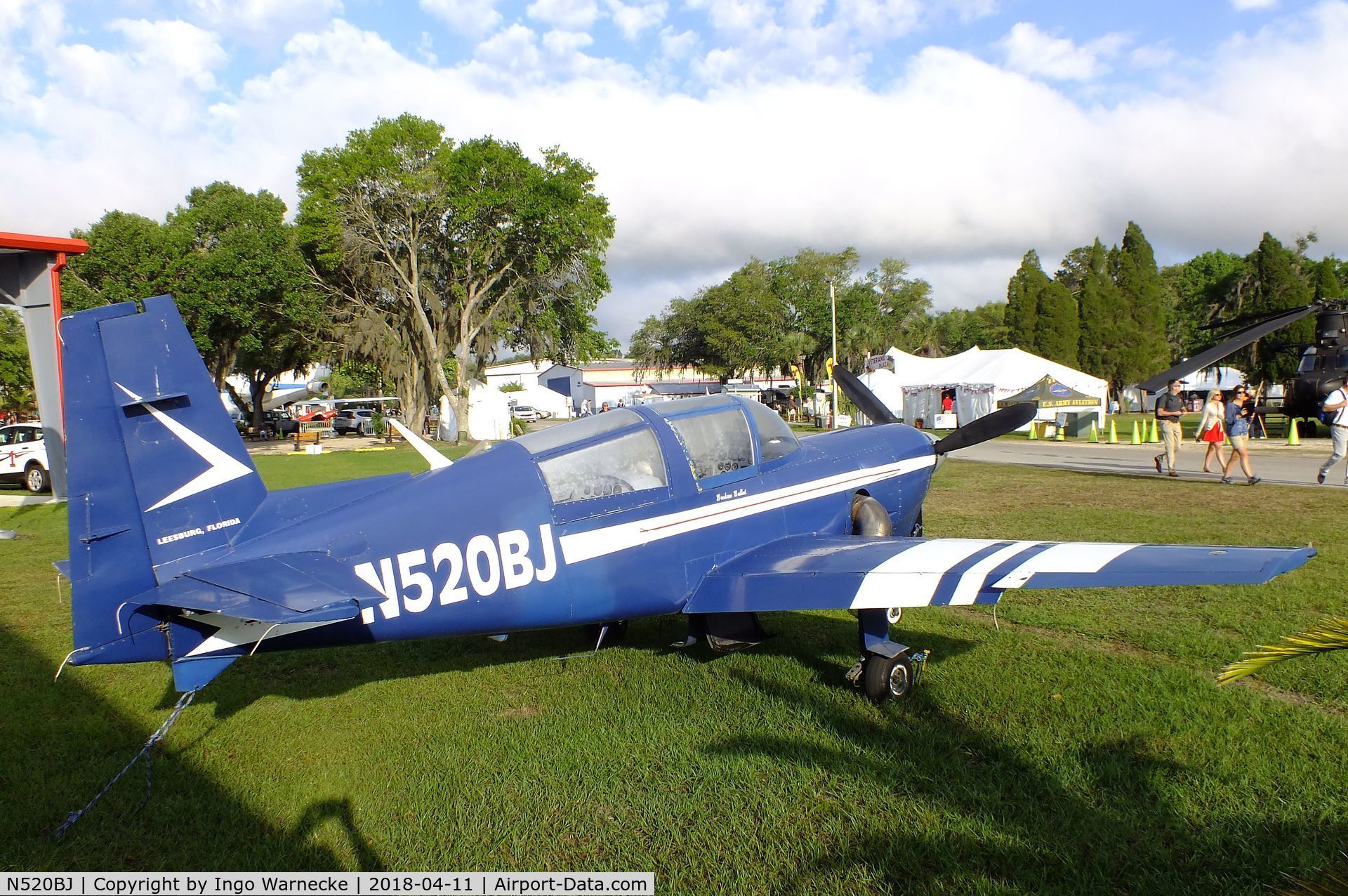 N520BJ, Brokaw BJ-520 C/N 1, Brokaw BJ-520 Bullet outside the Florida Air Museum (ex ISAM) during 2018 Sun 'n Fun, Lakeland FL