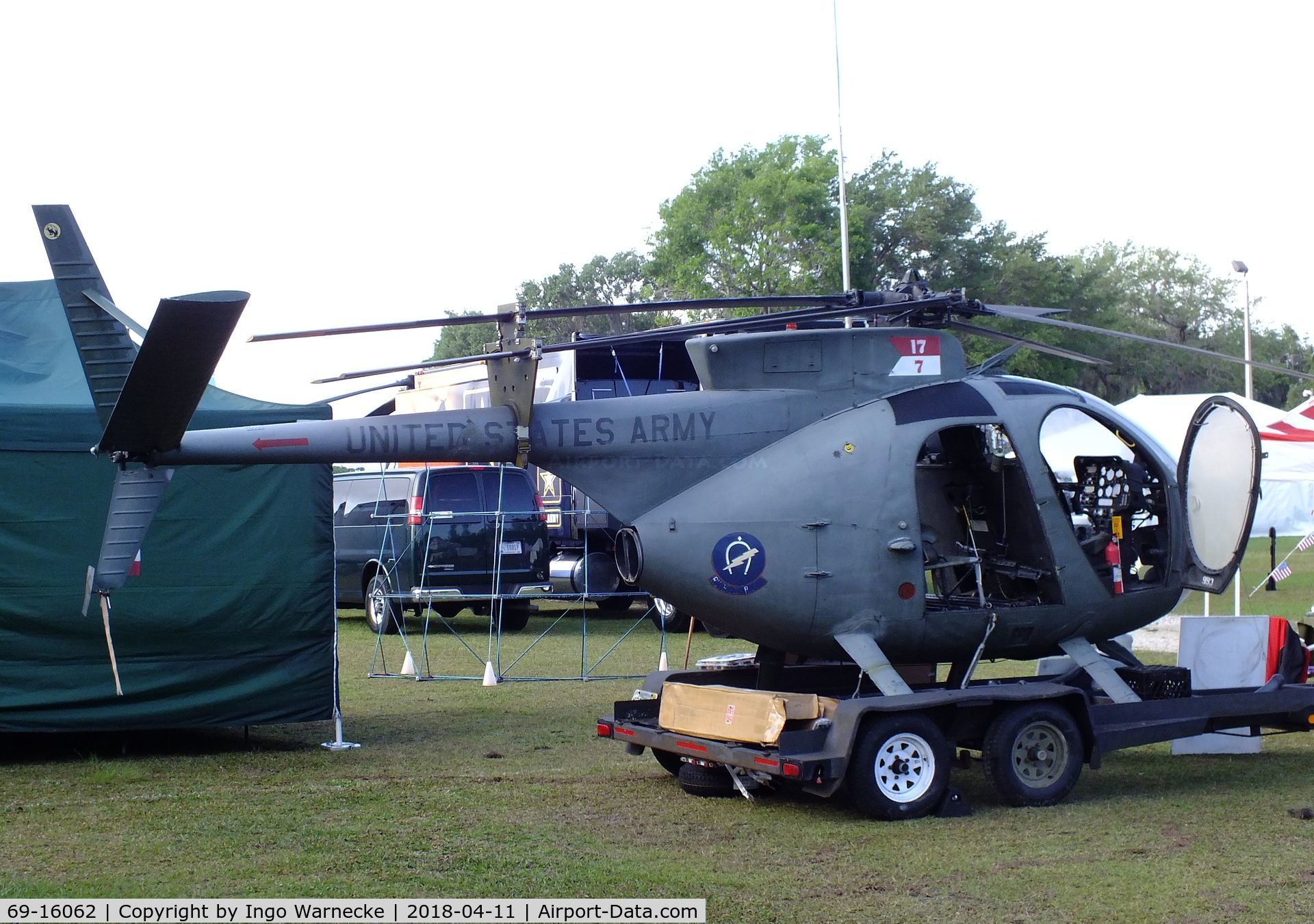 69-16062, 1969 Hughes MH-6B Cayuse C/N 1432, Hughes OH-6A Cayuse at 2018 Sun 'n Fun, Lakeland FL