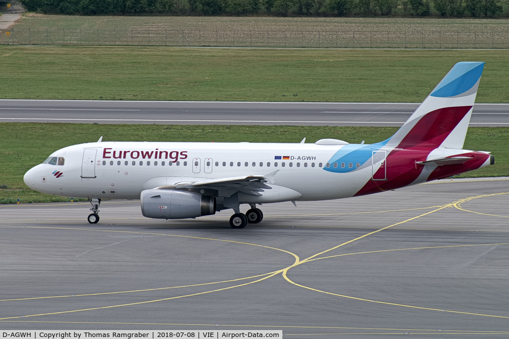 D-AGWH, 2007 Airbus A319-132 C/N 3352, Eurowings Airbus A319